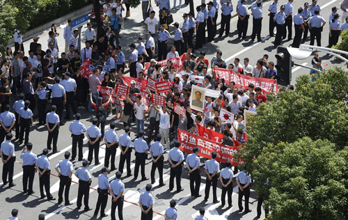 上海抗日游行