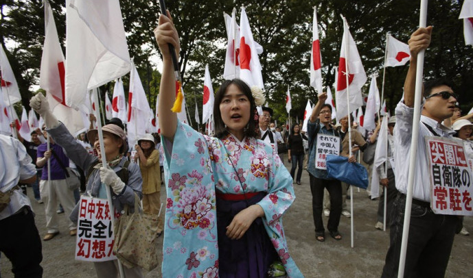 日本反华游行